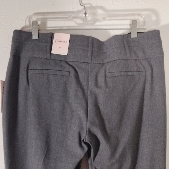 Candie's Gray Dress Pants Size 11 BRAND NEW With Tags - Picture 8 of 16